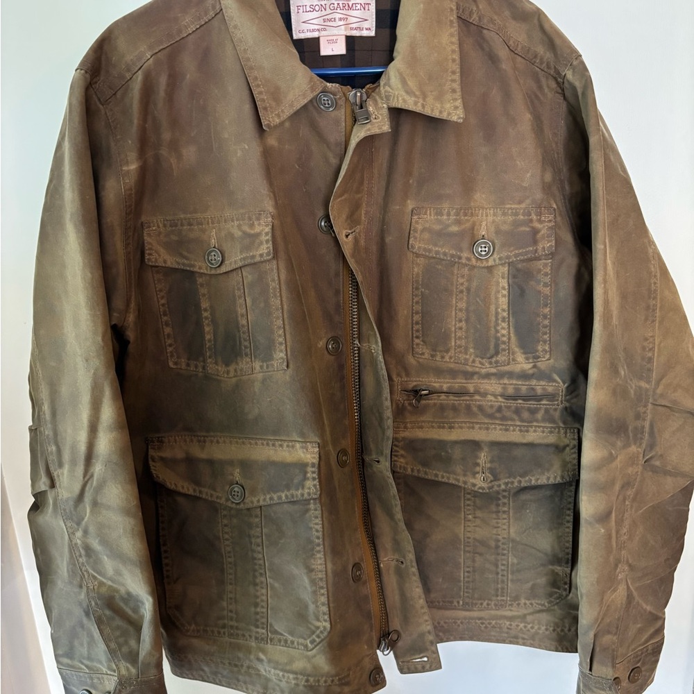 Filson Men's Olive Westlake Jacket size large made